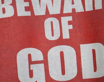 Marilyn Manson T-shirt, Vintage Rare Beware of God Shirt, Punk