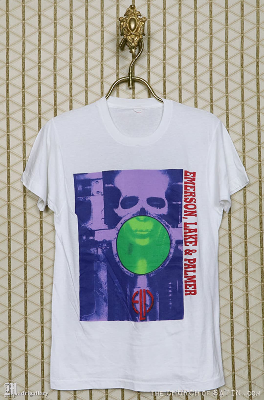 Emerson Lake & Palmer T-shirt, HR H.R. Giger, Vintage Rare Soft