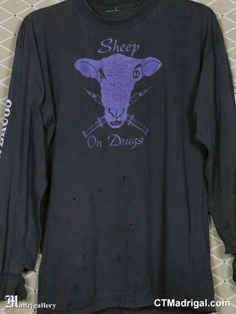 c.o.c vintage Tシャツ D.R.I GISM ACCUSED Corrosion Of Conformity Vintage Long Sleeve T Shirt 1991