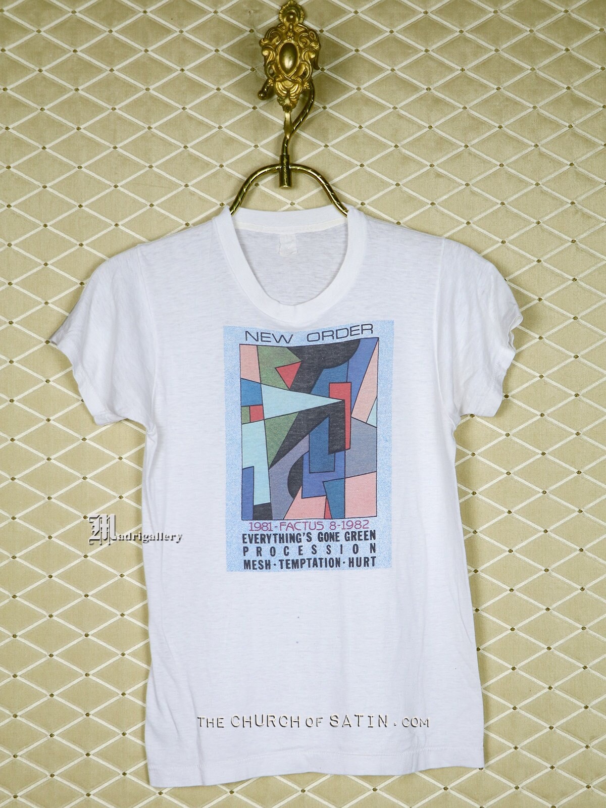 New Order Tour T-shirt Joy Division Vintage Rare Shirt Depeche