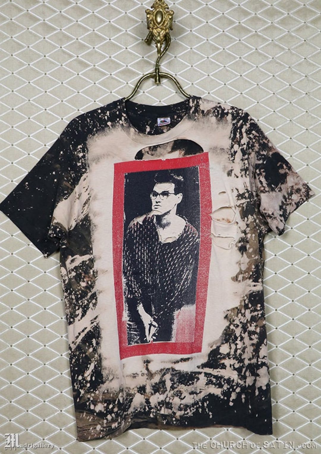 Morrissey T-shirt, the Smiths Mosquitohead Vintage Rare Morrissey T-shirt, the Smiths Mosquitohead Vintage Rare