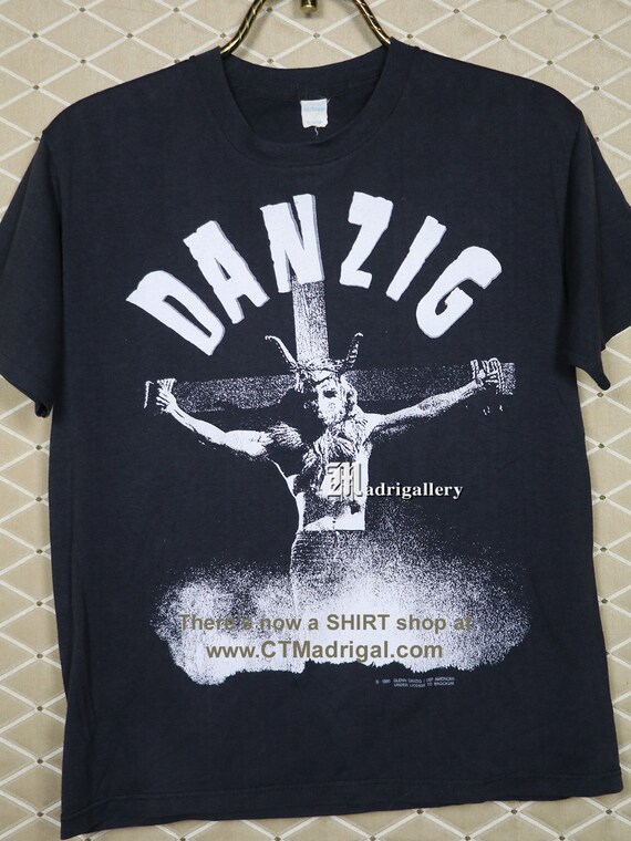 Danzig Shirt, Misfits Samhain Vintage Rare T-shirt, Big