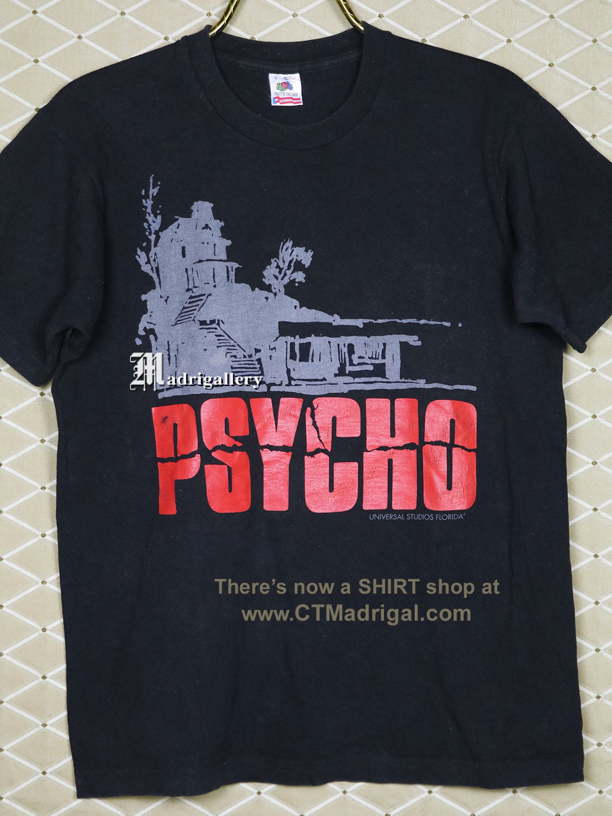 Psycho Shirt Horror Movie T-shirt, Vintage Rare Serial Killer