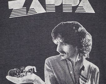 70s Frank Zappa RINGER袖 VINTAGE 実寸M-L トップス