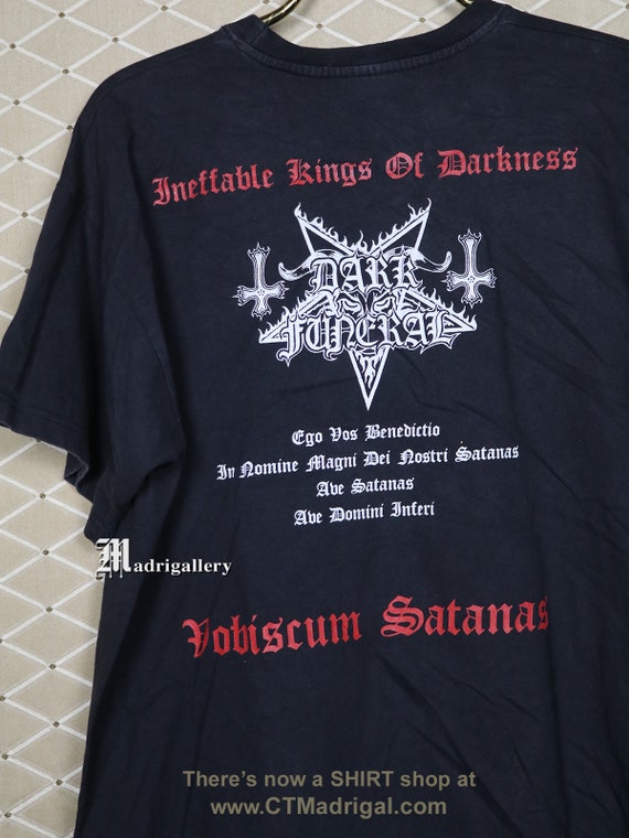 Dark Funeral Shirt, Vintage Rare Black Metal Death Marduk Immortal
