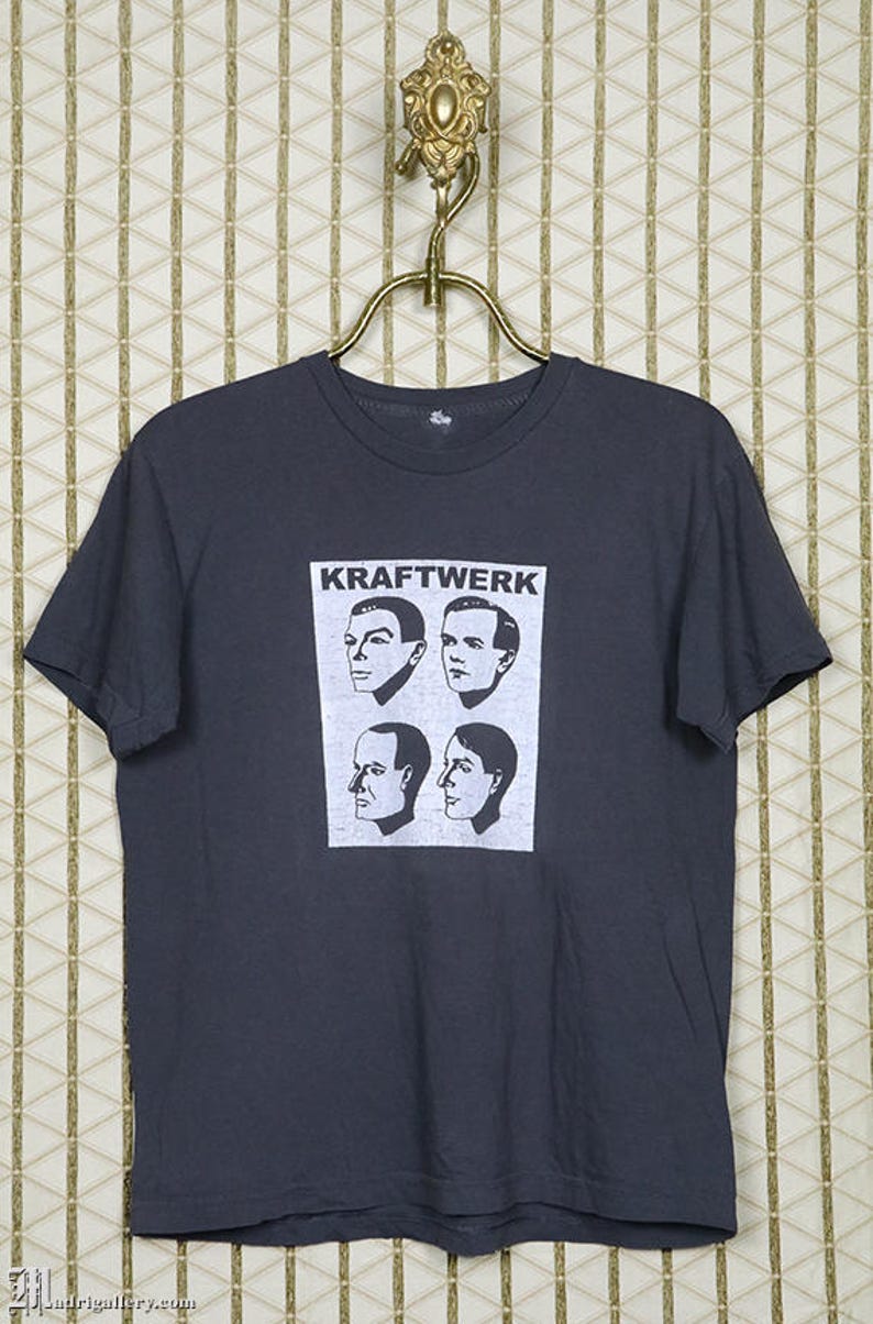 Vintage Kraftwerk Shirt : Rare Vintage 90s Kraftwerk Computer Shirt New Wave Kraftwerk, New Wave