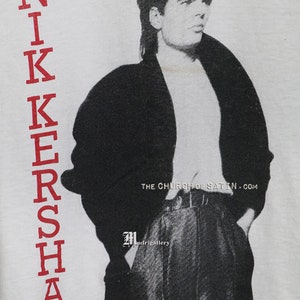 Nik Kershaw Shirt 1985 Vintage Rare T-shirt White Tee 1980s - Etsy