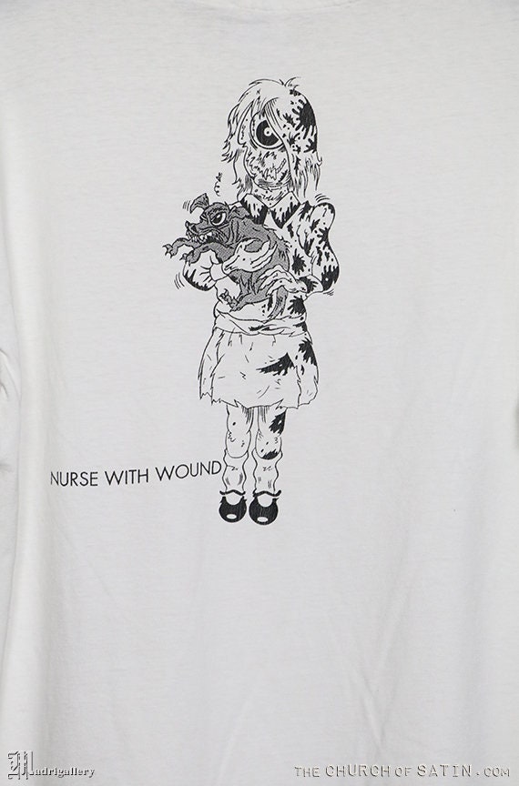 Nurse With Wound T-shirt, Vintage Rare SPK Einsturzende Neubauten