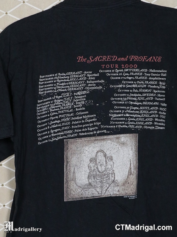 Smashing Pumpkins T-shirt Vintage Rare Tour Shirt, Radiohead