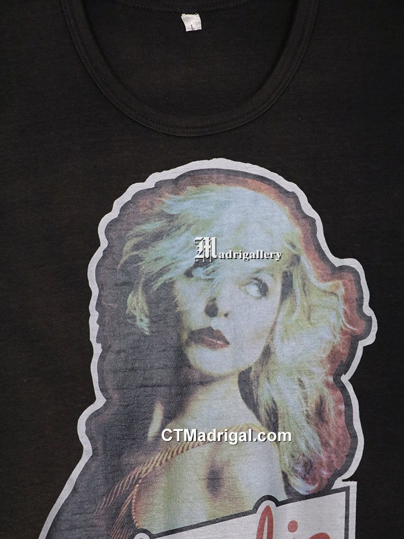 Blondie T-shirt, Debbie Deborah Harry, heat transfer tee shirt, Andy Warhol New Wave Disco punk Ramones Grace Jones Yeahs Talking Heads image 3