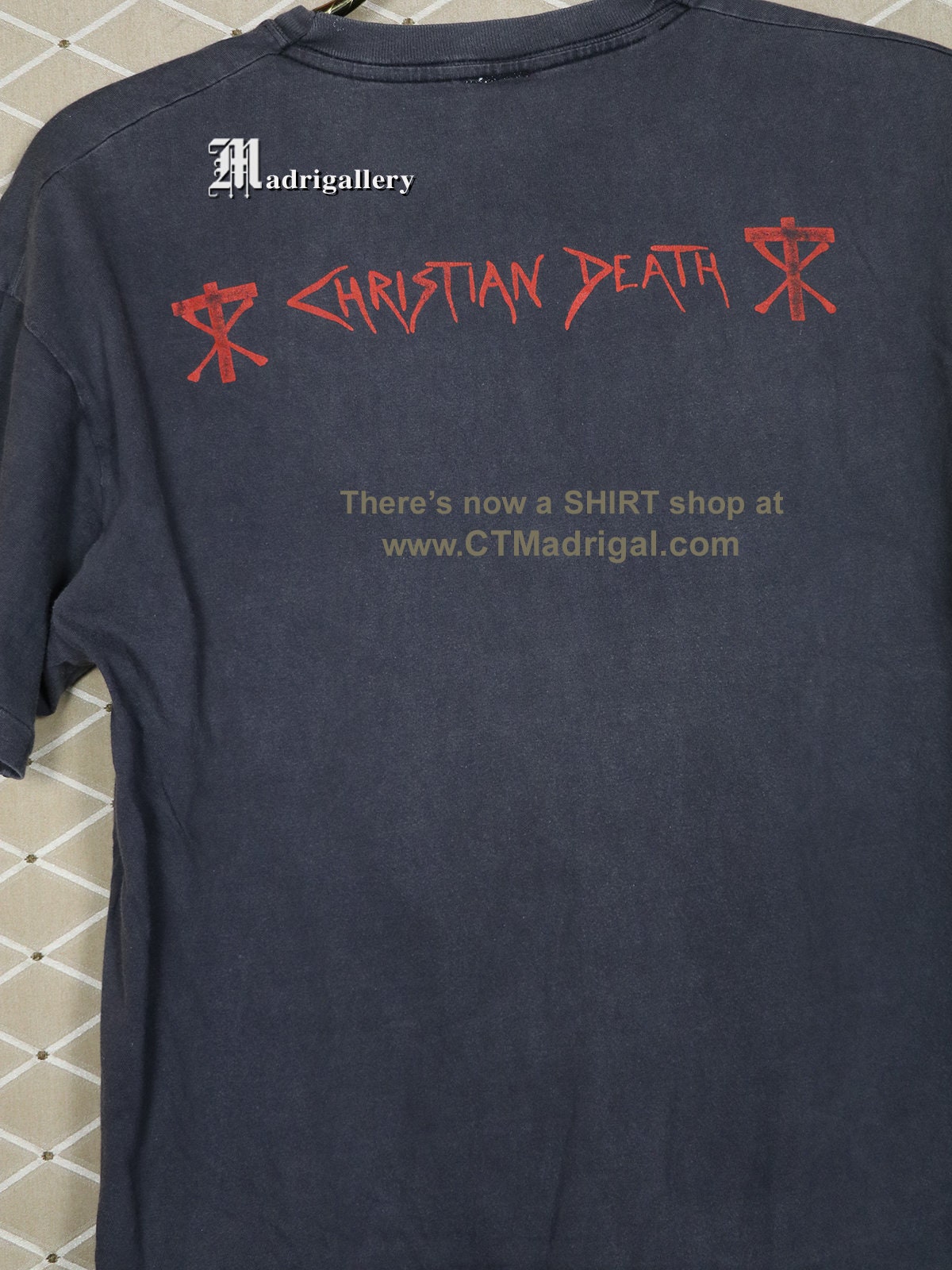 Christian Death Shirt, Vintage Rare T-shirt, Bauhaus Cure Marilyn