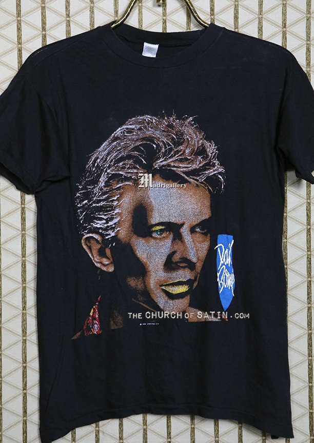 デヴィッド・ボウイのTシャツ、1984年ヴィンテージレアツアーTシャツ