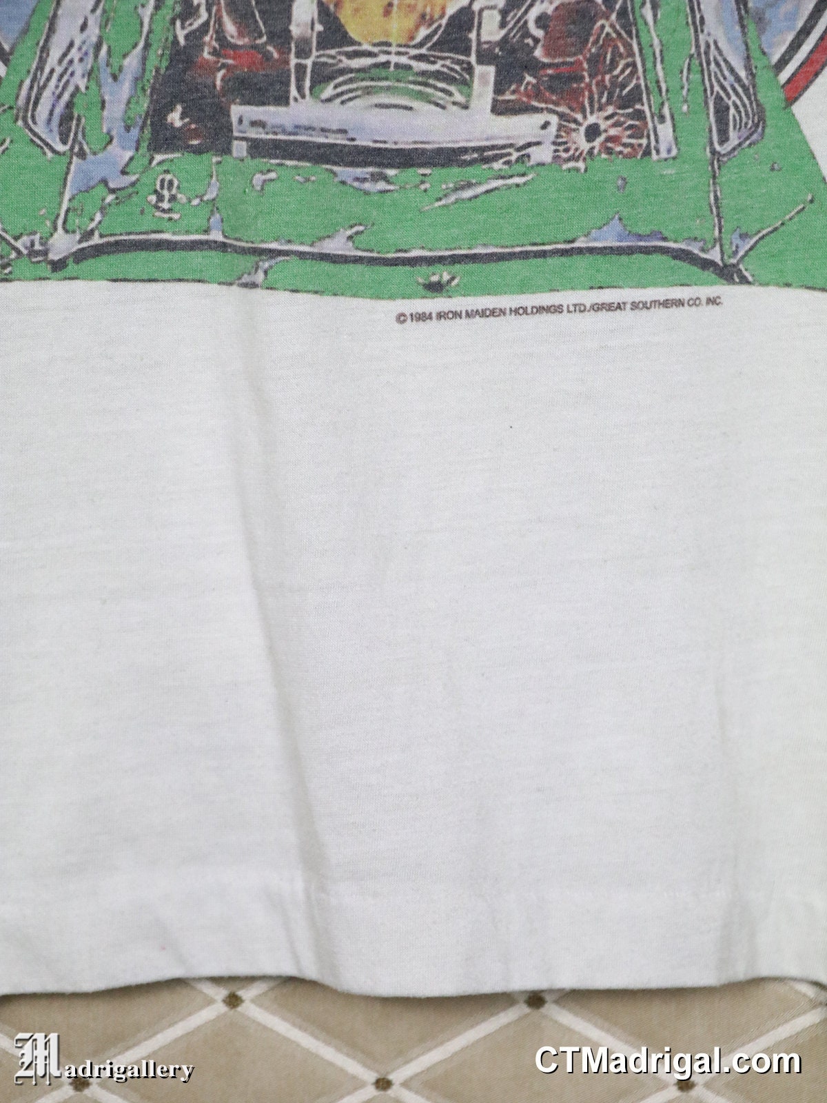 Iron Maiden Shirt Aces High Powerslave World Slavery Vintage