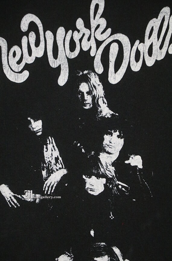 New York Dolls t shirt, Johnny Thunders black tee… - image 3