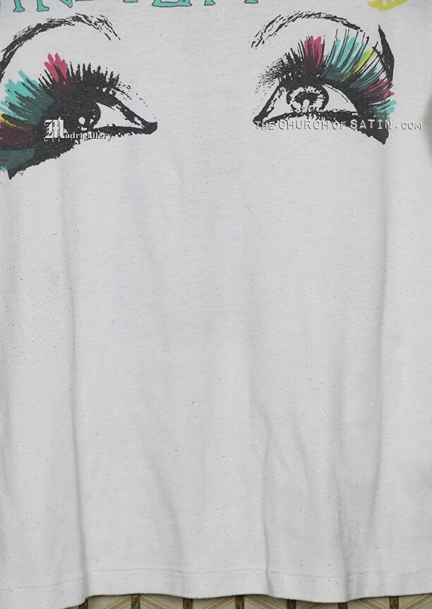 Cyndi Lauper T-shirt, Vintage Rare White Tee Shirt, 1980s Cyndi Lauper T-shirt, Vintage Rare White Tee Shirt, 1980s