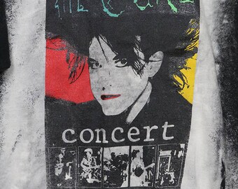 The Cure T-shirt, Mosquitohead Black Tee Shirt, Vintage Rare The Cure T-shirt, Mosquitohead Black Tee Shirt, Vintage Rare