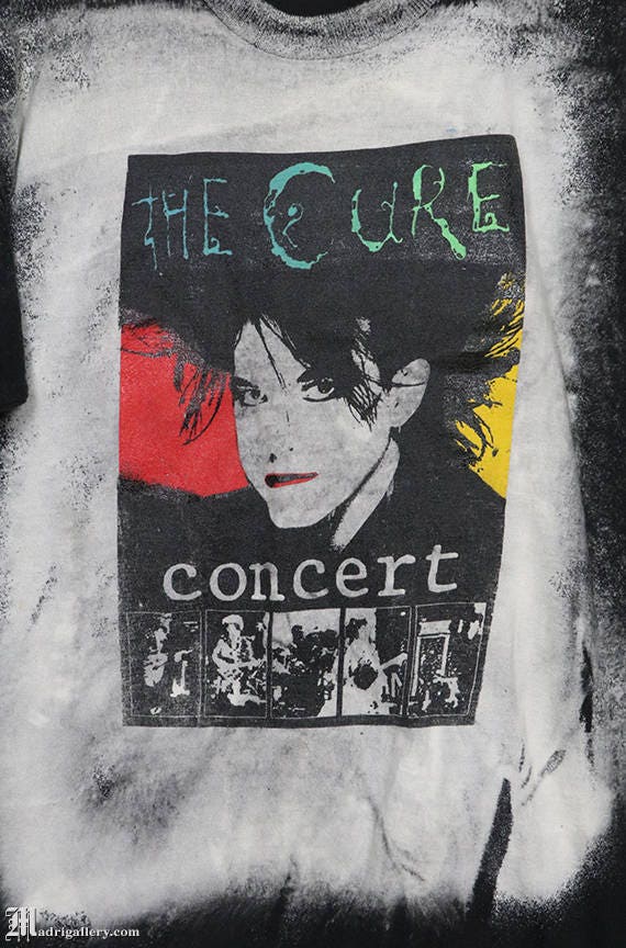 The Cure T-shirt, Mosquitohead black tee shirt, v… - image 2