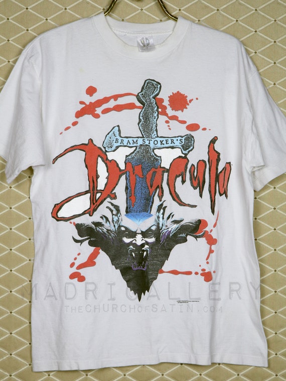 Dracula T-shirt, Horror Movie Shirt Vintage Rare Bram Stoker Lost