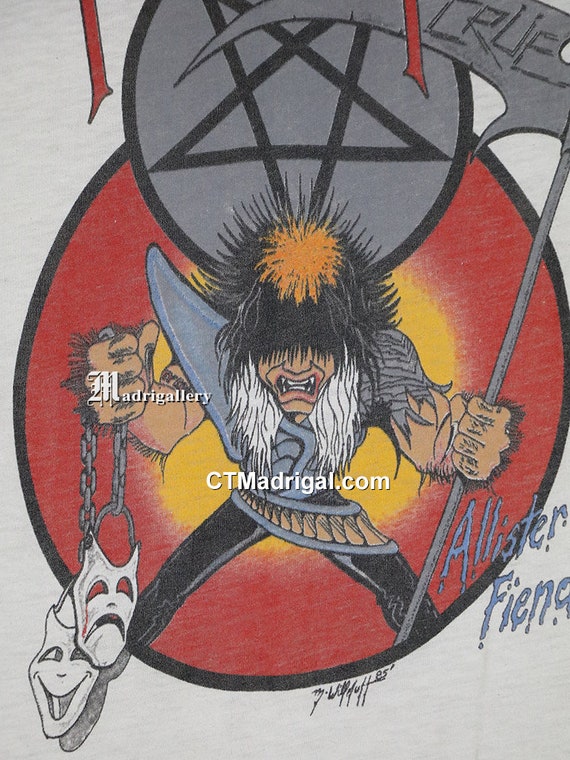 Motley Crue shirt vintage rare tour t-shirt 1980s… - image 3