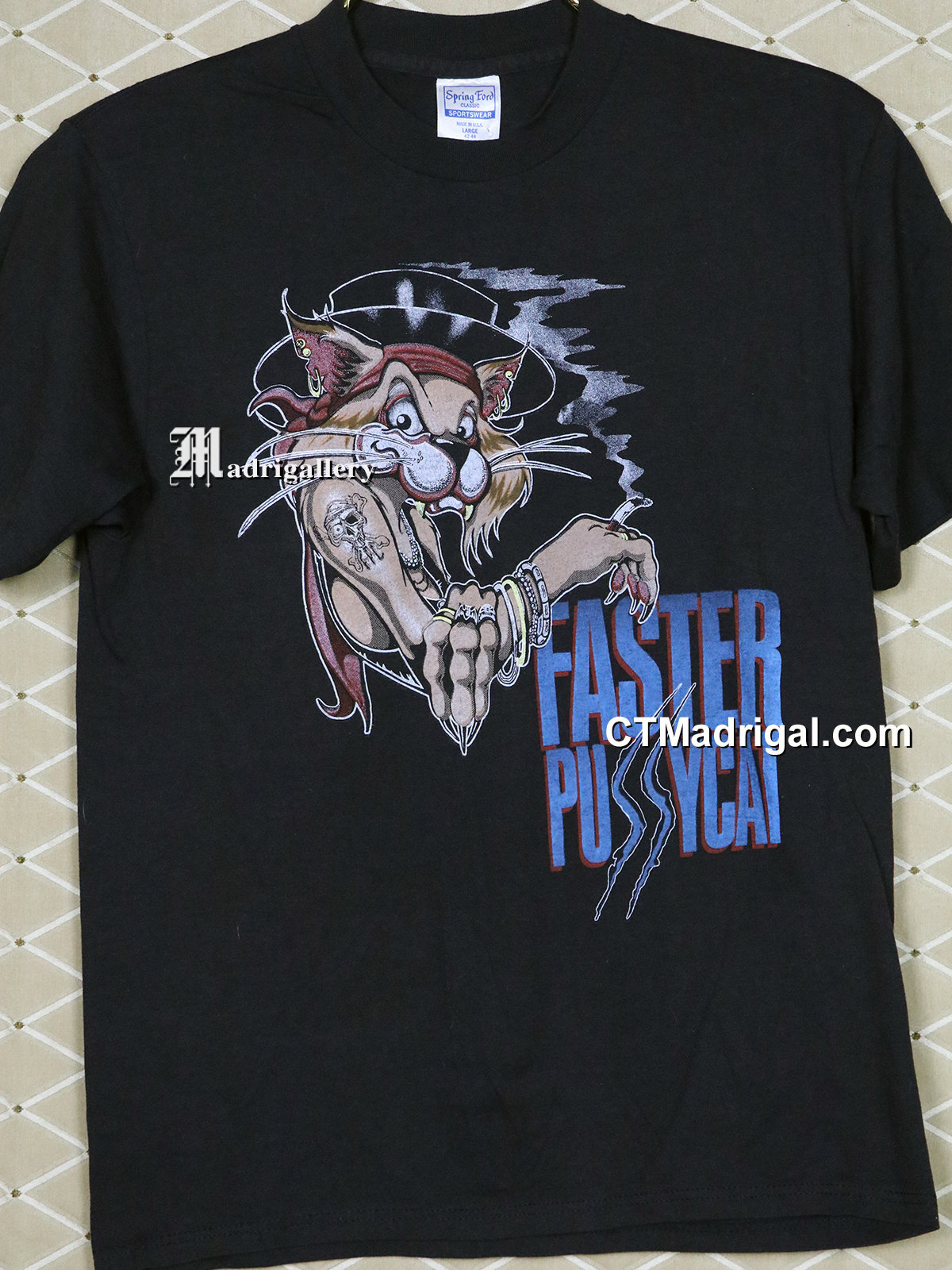 ファスター・プッシーキャット Tシャツ コピーライトあり FASTER PUSSYCAT】FASTER PUSSYCAT Shut Up White ファスター