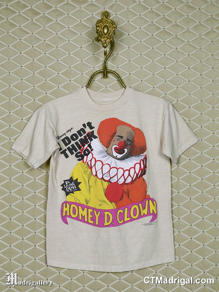 In Living Color Shirt, Homey D Clown T-shirt, Vintage Rare TV
