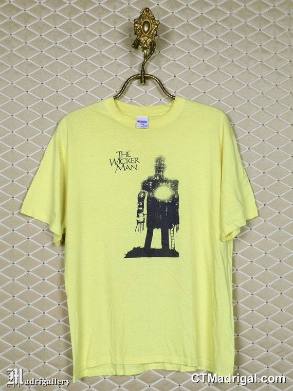 The Wicker Man horror t-shirt, vintage rare occul… - image 1