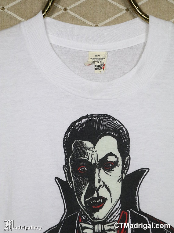 Dracula shirt horror movie t-shirt, vintage rare … - image 5