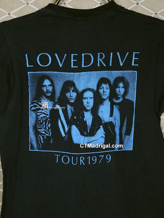 Scorpions Tour T-shirt, Lovedrive 1979 Vintage Rare Shirt Scorpions Tour T-shirt, Lovedrive 1979 Vintage Rare Shirt