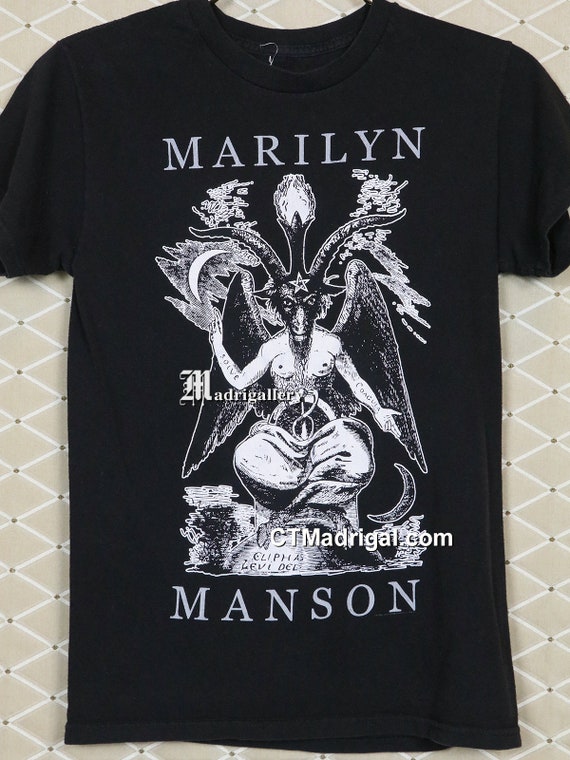 Marilyn Manson t-shirt, Baphomet vintage rare shi… - image 2