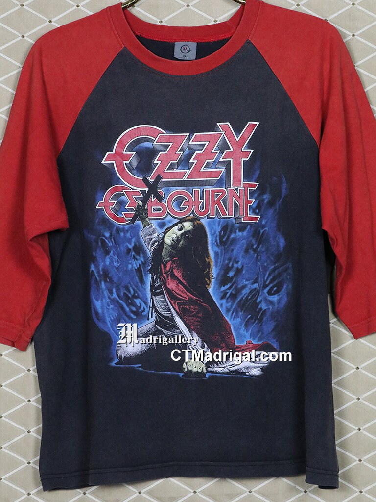 Ozzy T-shirt, Vintage Rare Osbourne Tee Shirt Black Sabbath Alice