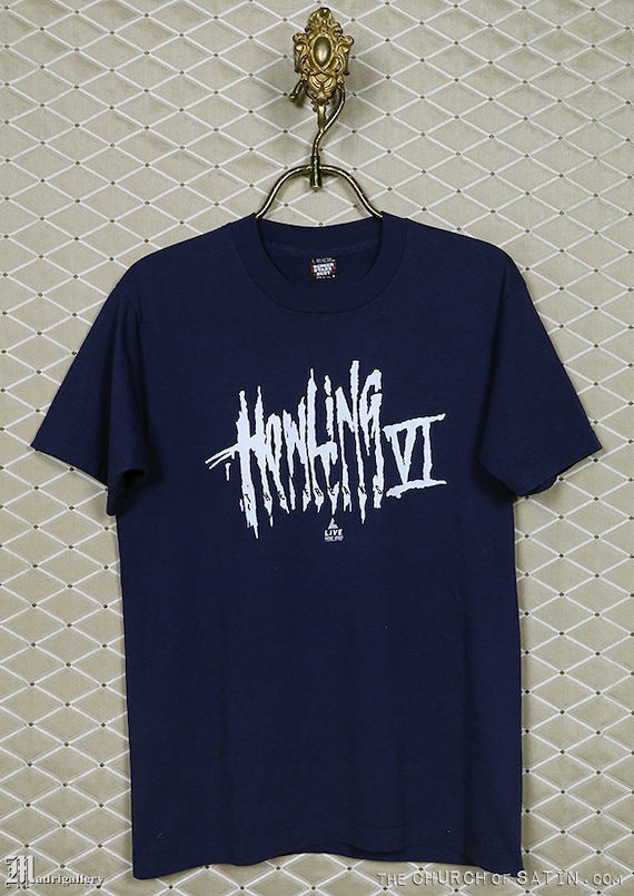 Howling shirt vintage rare horror movie T-shirt go