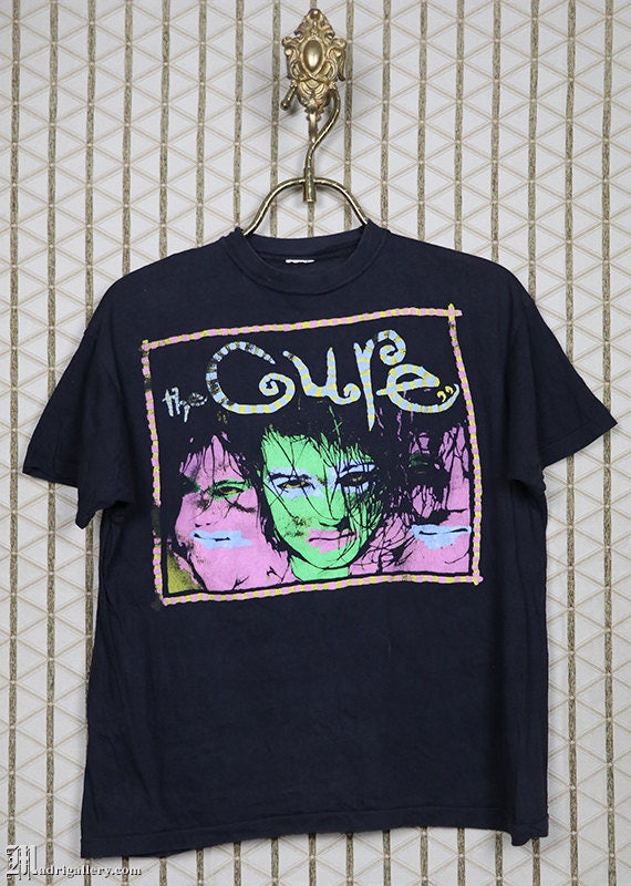 The Cure vintage rare T-shirt, black tee shirt, Ro