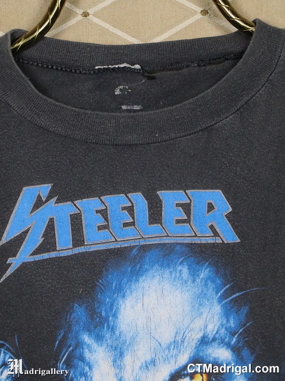 Steeler t-shirt, vintage rare metal T-shirt, Motl… - image 4