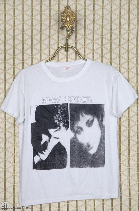 New Order t-shirt Joy Division vintage rare soft thin white - Etsy ...