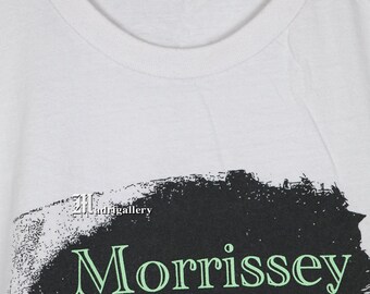 Morrissey T-shirt, 1991 Tour T-shirt, Smiths Vintage Rare White