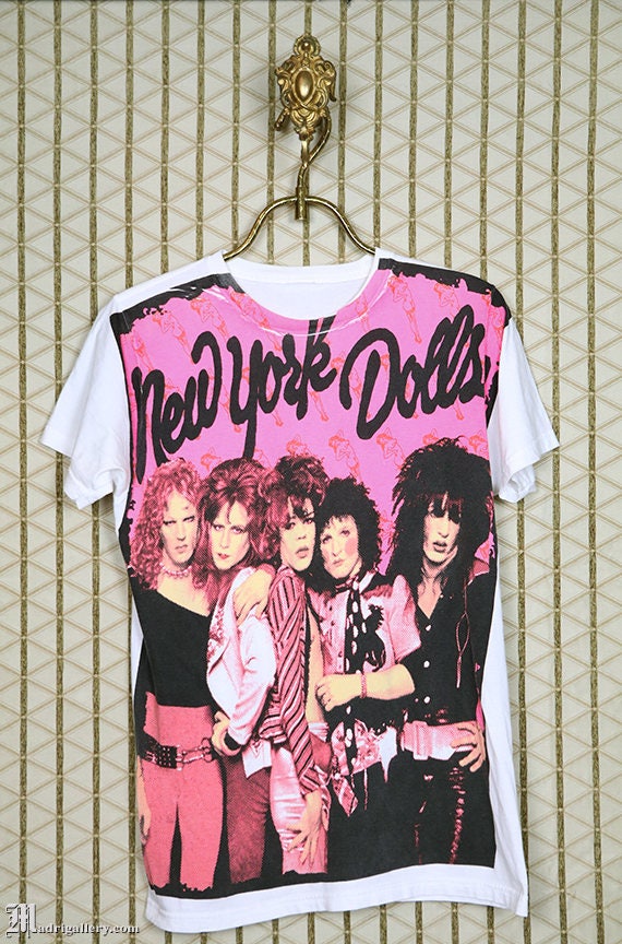 NewyorkDollニューヨークドールズジョニーサンダースバンドロックTシャツ-