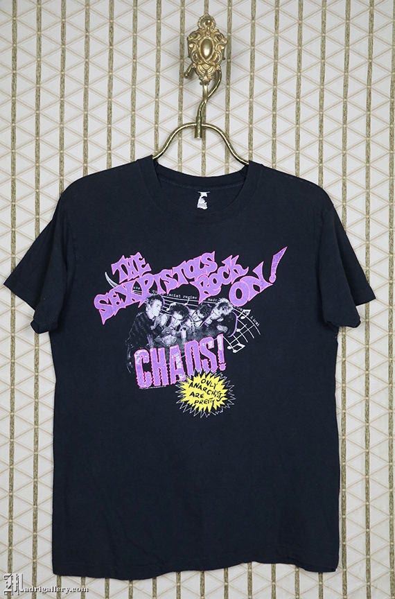 Sex Pistols t-shirt, vintage rare punk tee shirt,… - image 1