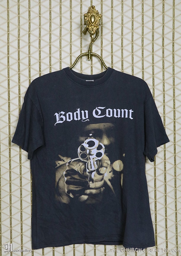 Body Count T-shirt, Vintage Rare Faded Black Tee, Hardcore Punk