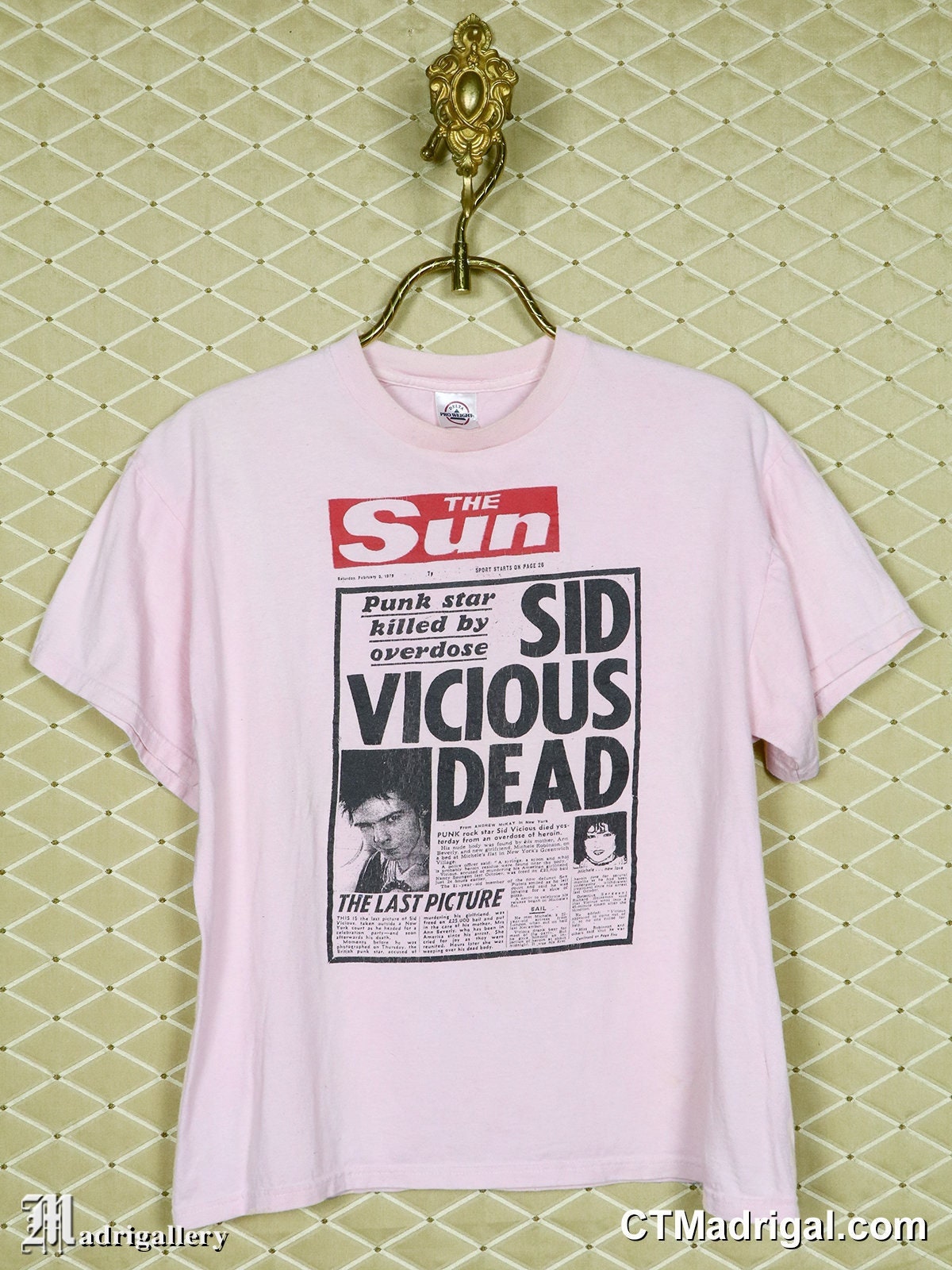 PORTRATION VINTAGETEE Sid Vicious NUBIAN