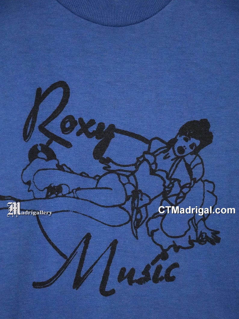 vintage roxy music shirt