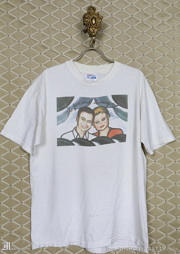 Tammy Faye Bakker Shirt Jim Vintage Rare T-shirt White Tee | Etsy