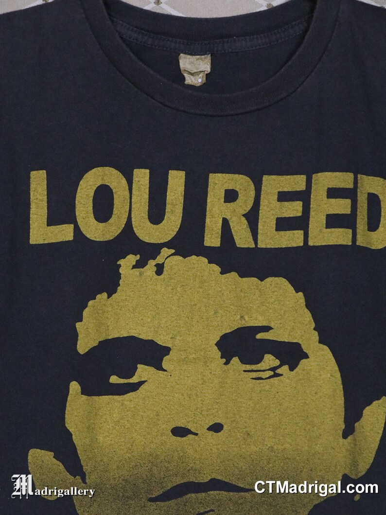 Lou Reed Black T-shirt Vintage Rare Shirt Velvet - Etsy
