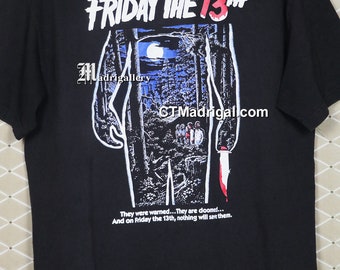 Friday the 13th Shirt, Horror Movie T-shirt, Jason Vintage Friday the 13th Shirt, Horror Movie T-shirt, Jason Vintage