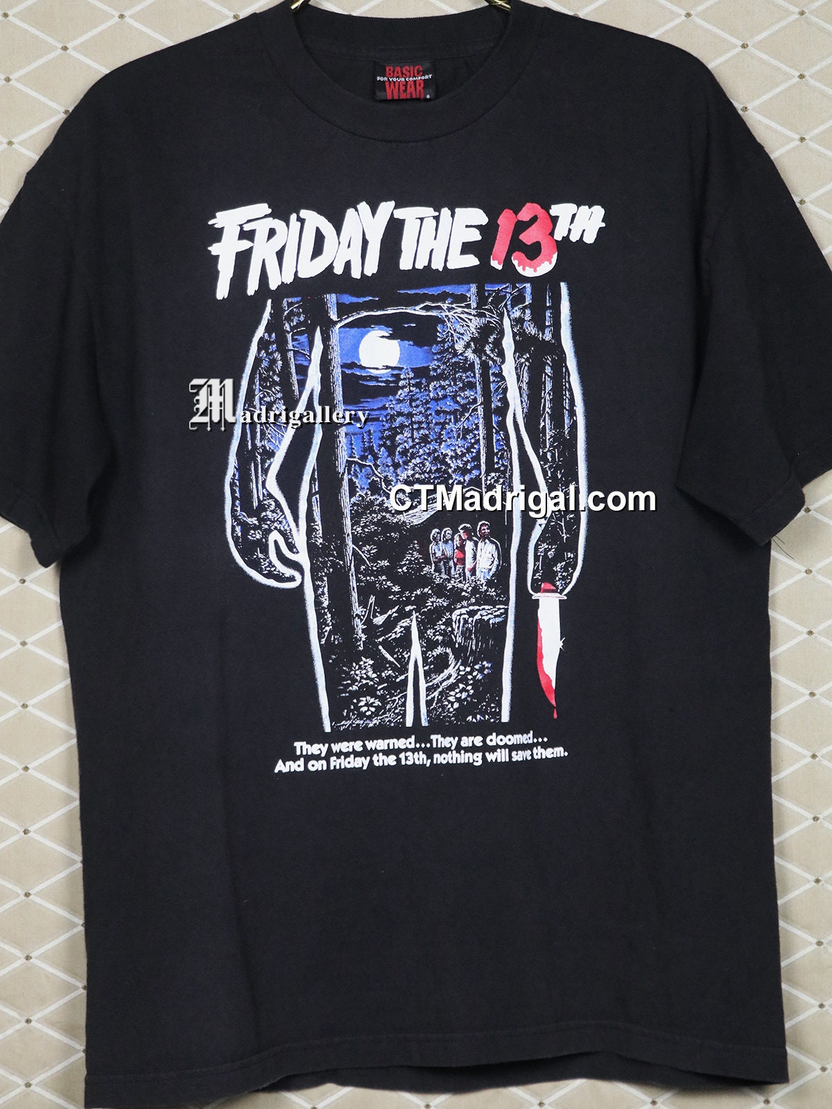 Friday the 13th Shirt, Horror Movie T-shirt, Jason Vintage
