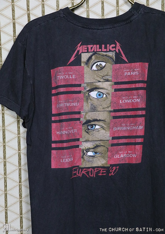 metallica tour t shirt