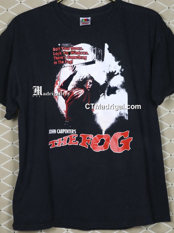 THE FOG Horror T-shirt, Movie Vintage Rare John Carpenter