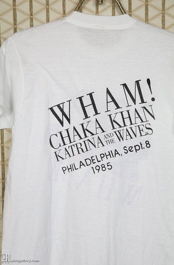 WHAM, George Michael T-shirt, Vintage Rare White Tee, Concert Tour