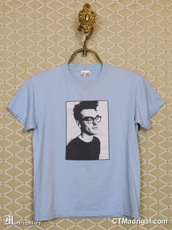 Morrissey t-shirt, Smiths vintage rare blue shirt… - image 1