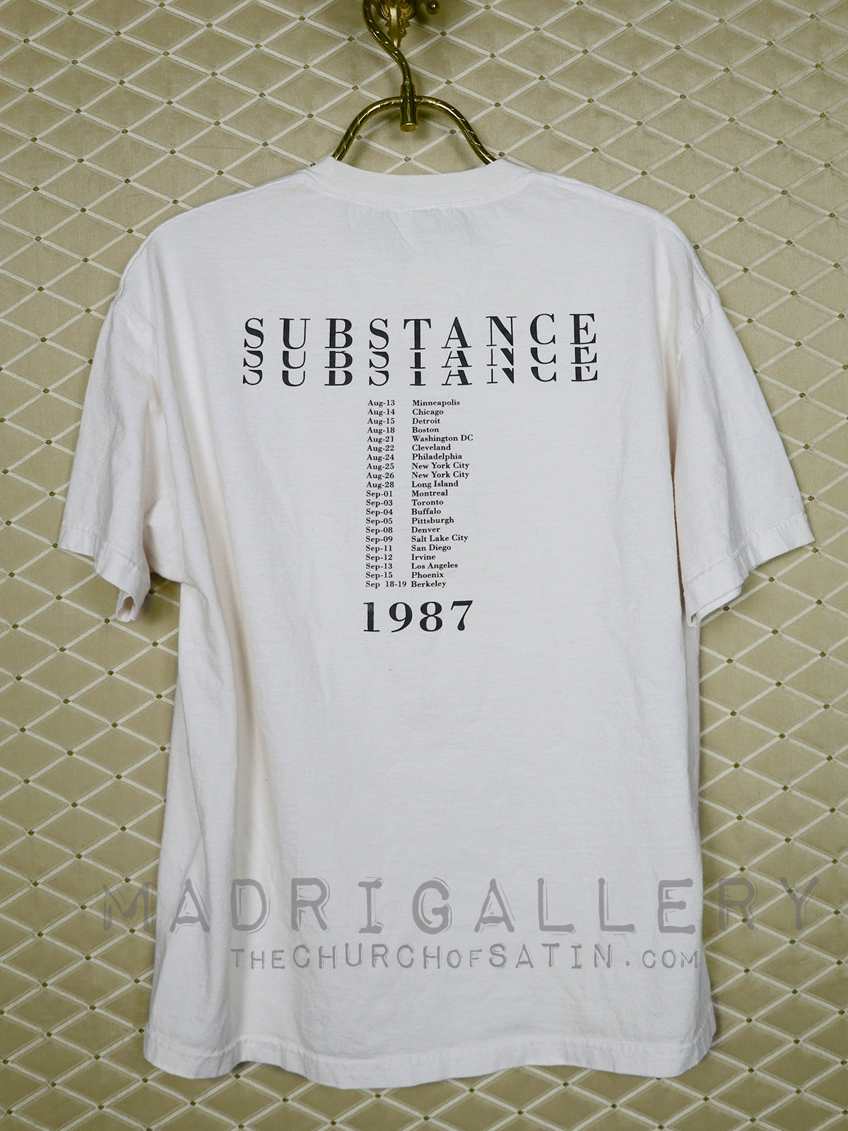 New Order T-shirt, Joy Division, Vintage Rare Substance Tee