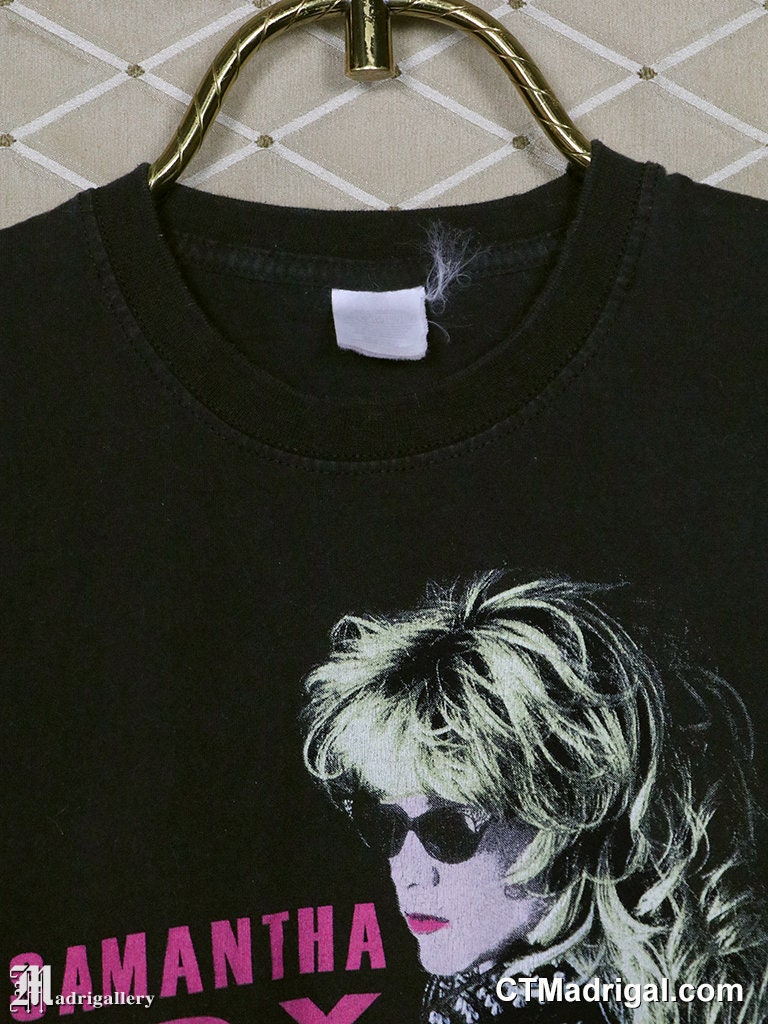 Samantha Fox shirt vintage rare T-shirt New Wave Madonna | Etsy